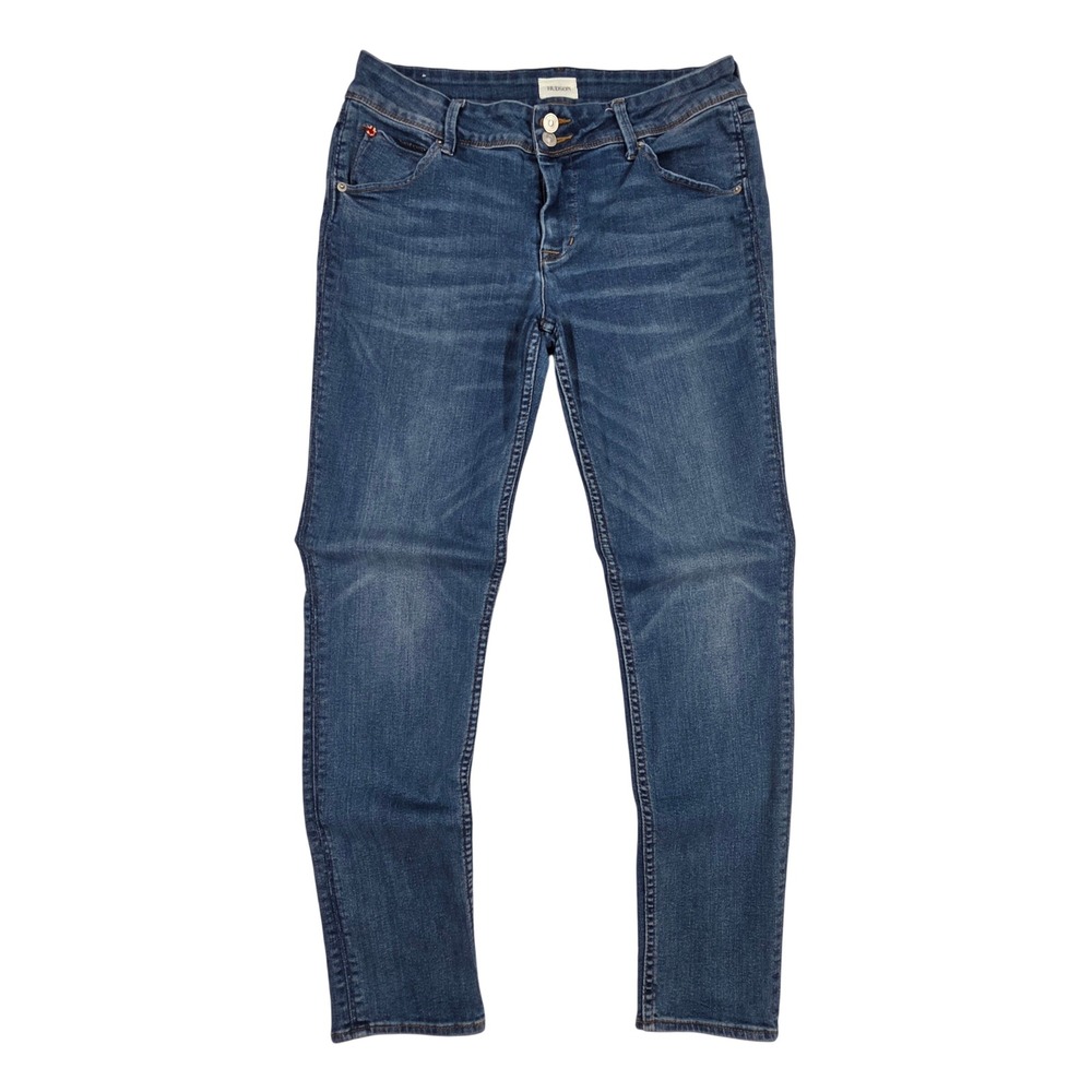 Hudson Collin Flap Skinny Jeans Blue Denim NW422ZPA Size 31